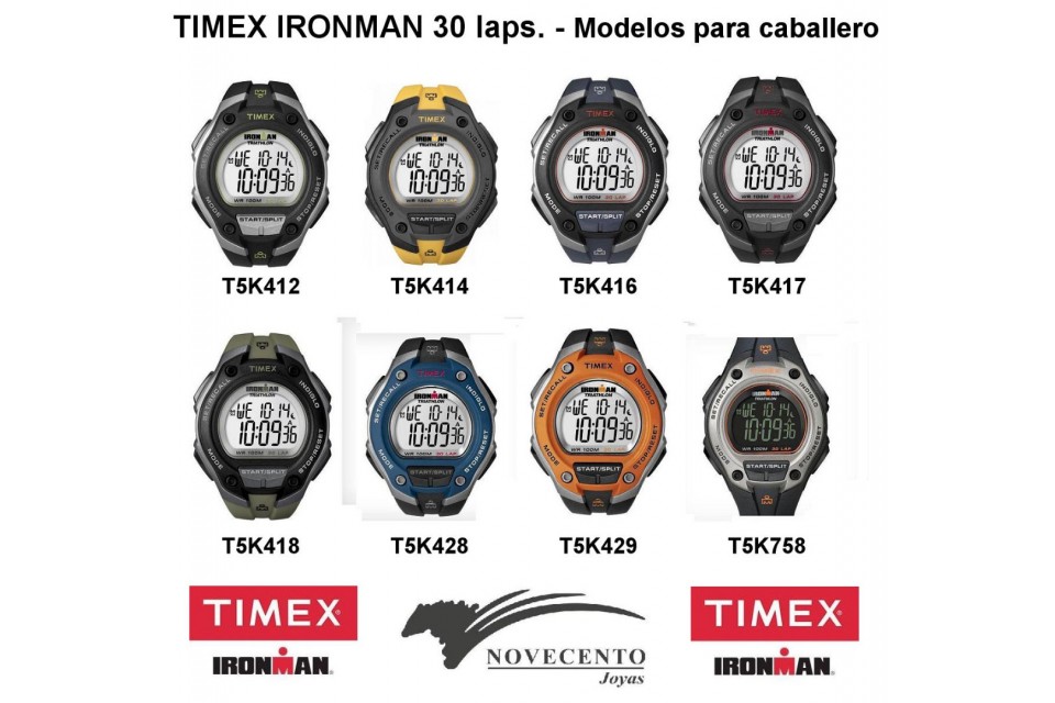 Relojes Timex Ironman 30 lap
